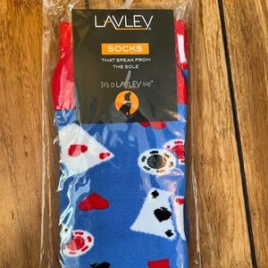 LAVLEY poker socks. Men’s socks but anyone can wear them!